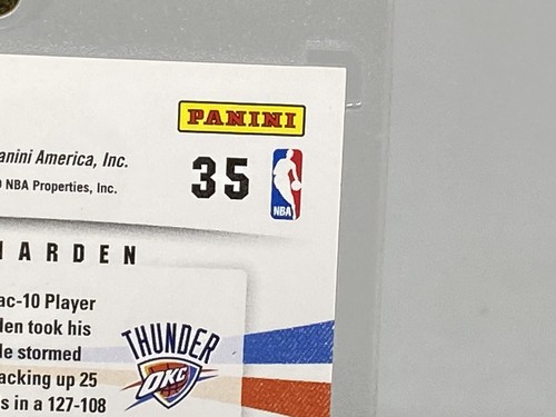 JAMES HARDEN ROOKIE AUTO RC SP /99 JEFF TEAGUE AUTOGRAPH SEASON UPDATE - Picture 9 of 12