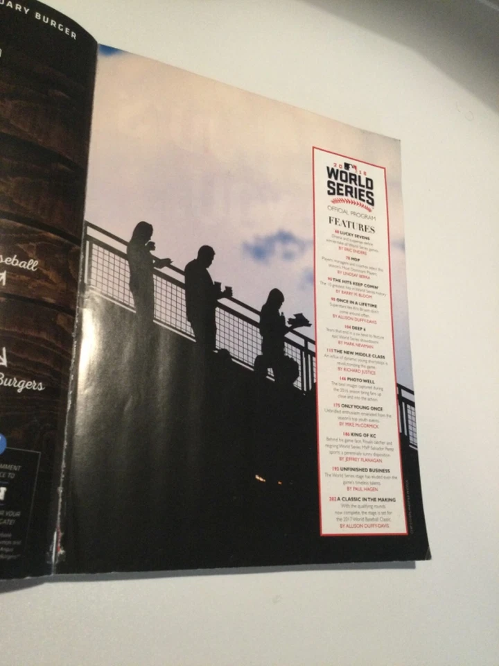 Chicago Cubs vs Cleveland Indians 2016 World Series MLB Official Program - Image 2 of 4