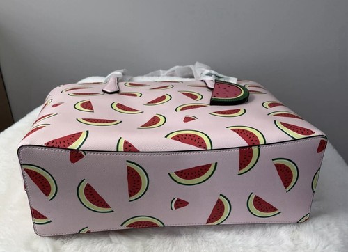 Marlee Pink Watermelon Party Tote, Bag Charm & Wallet Kate Spade Bundle NEW Tags - Picture 5 of 23