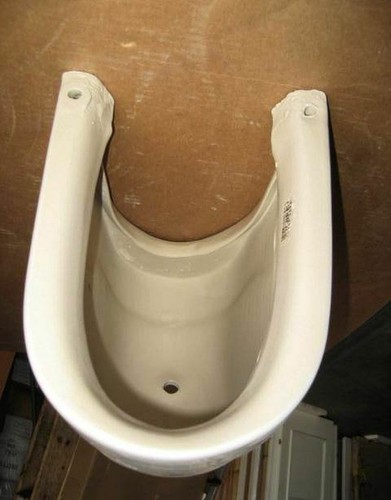 Konsole Halbsäule Diana Plus Alpin Weiß Vitra Clean max Hahnabstand 15 cm außen - Picture 2 of 4