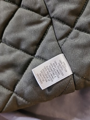 Converse One Star Men's Dark Gray Heavy Winter Jacket W/ Hood Size Small - Picture 7 of 8