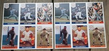 (2) 1992 Front Row All-Time Greats Uncut Sheet Hank Aaron, Seaver, Musial,Kaline