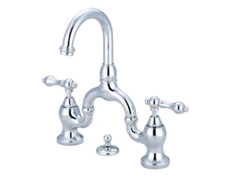 Kingston Brass KS7991AL 0 English Country 1.2 GPM Bridge, Widespread Bathroom F