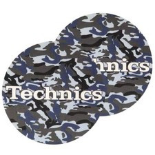 TECHNICS SLIPMATS coppia di panni sottodisco X giradischi ARMY NAVY - CAMOUFLAGE