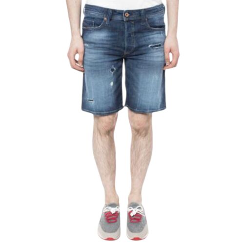 DIESEL BUSTSHORT 084QT Mens Denim Shorts DNA Stretch Casual Summer Beachwear NEW - Picture 2 of 9