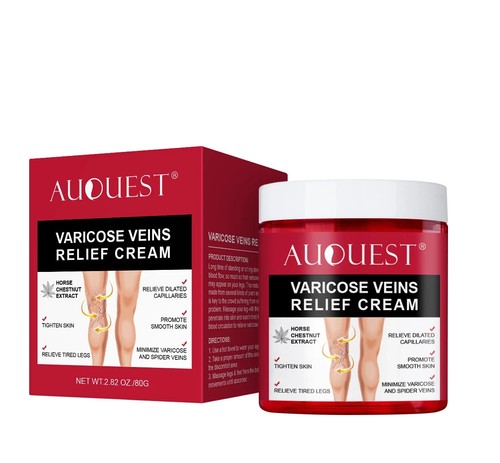 Varicose Veins Relief Cream Relieve Tired Legs Spider Pain Tighten Smooth Skin - Picture 9 of 10