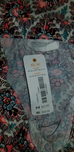 NWT Size XS (4) GYMBOREE Girls Pull-On Elastic Waistband Floral Pants - Picture 5 of 6