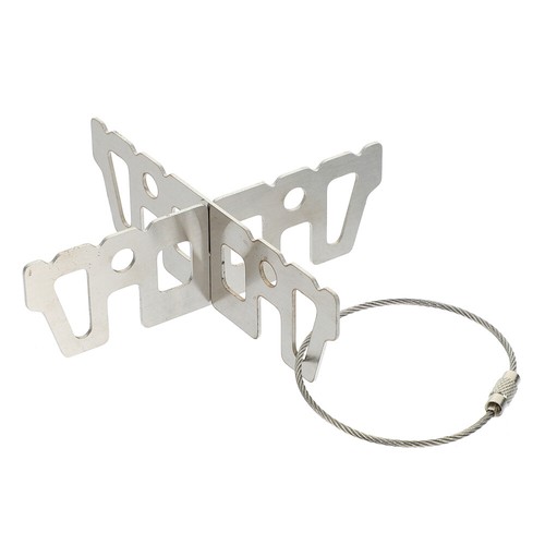 Outdoor Stove Stand Fixing Bracket Pan Portable Furnace Stainless Steel