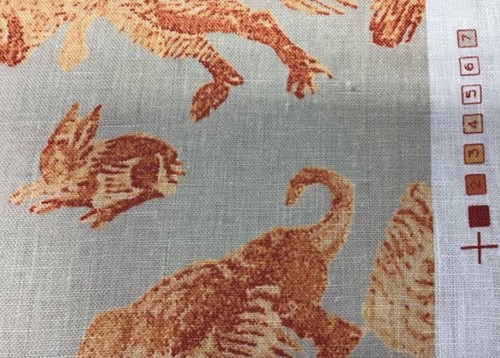 Cowtan & Tout Linen "Fete des Animaux” 10 Yards Lot - Picture 9 of 10