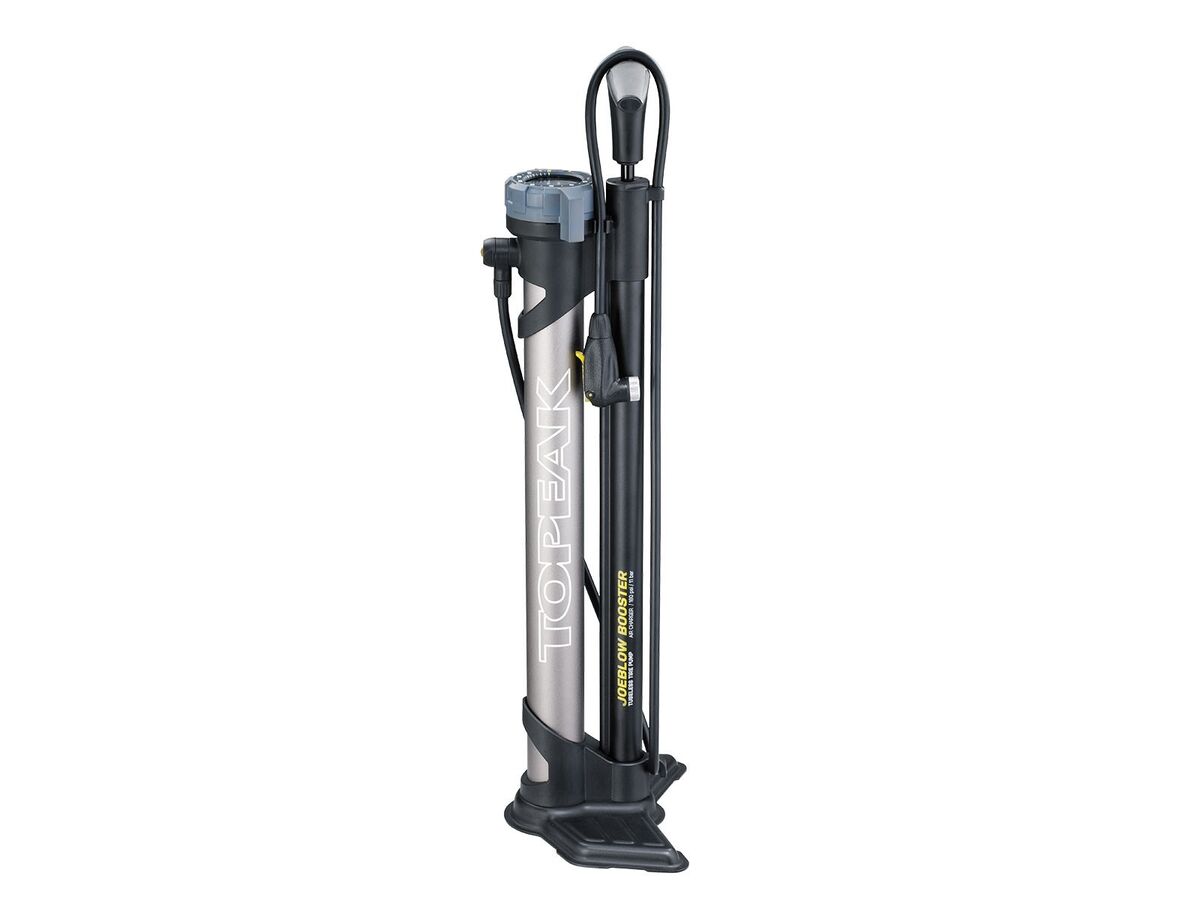 Topeak Joe Blow Booster Charge Tubeless Tire Compatible Pump Topeak Joe Blow Booster Charge Tubeless Tire Compatible Pump