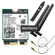 WiFi 7 Intel BE200NGW M.2 NGFF WiFi Card Tri Band 802.11be BT5.4 Network Adapter