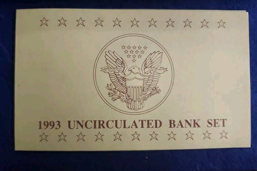 1993-D Uncirculated Bank Set of Coins w/ Box + COA - L👀K FREE SHIPPING - Picture 3 of 5