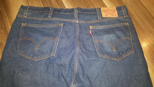De colección Levis 501 Hombre Talla 40x30 Azul Oscuro Jeans Hecho en EE. UU. - Imagen 11 de 18