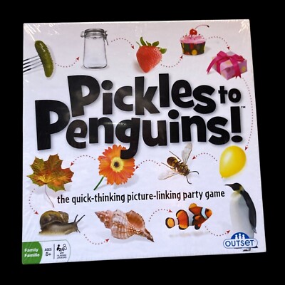 Pickles To Penguins! Picture-Linking Party Game Family & Friends Quick Thinking