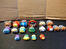 DISNEY TSUM TSUM VINYL FIGURES LOT OF 18 AVENGERS/SUPER HEROES
