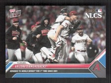 Arizona Diamondbacks Advance World Series 2023 MLB TOPPS NOW #1044 Blue 02/49