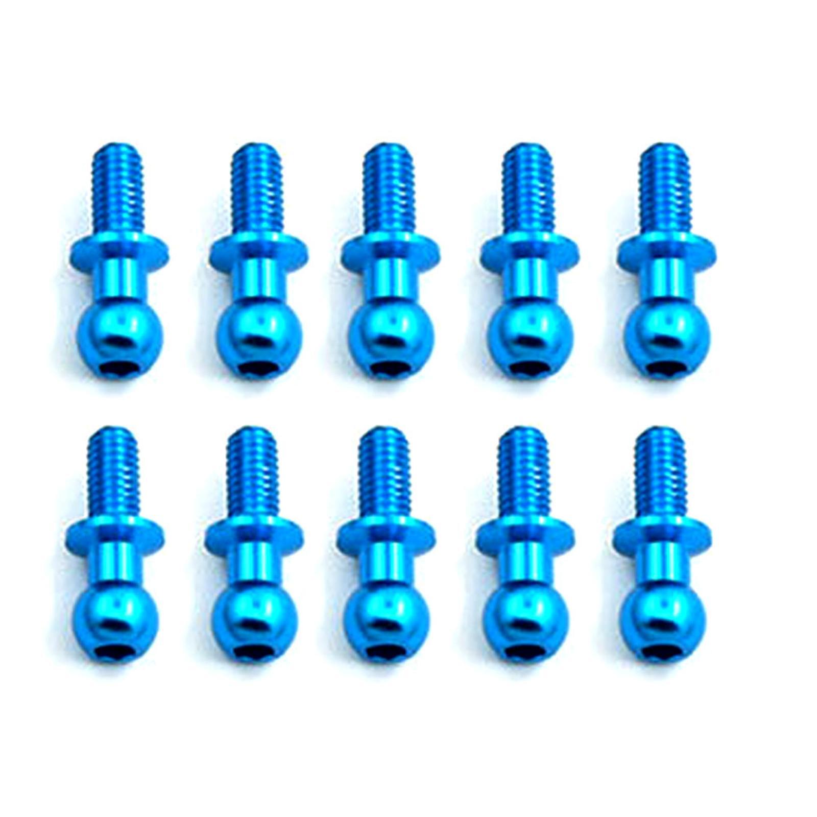10PACK Ball Head Screws for Tamiya TT01 TT02 Sakura D5 1/10 RC Drift Car M