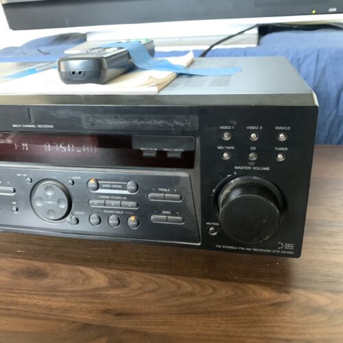 Sony STR-DE485 FM-AM Receiver/Digital A/V Control Tested Bundle Remote & Manual - Picture 4 of 9