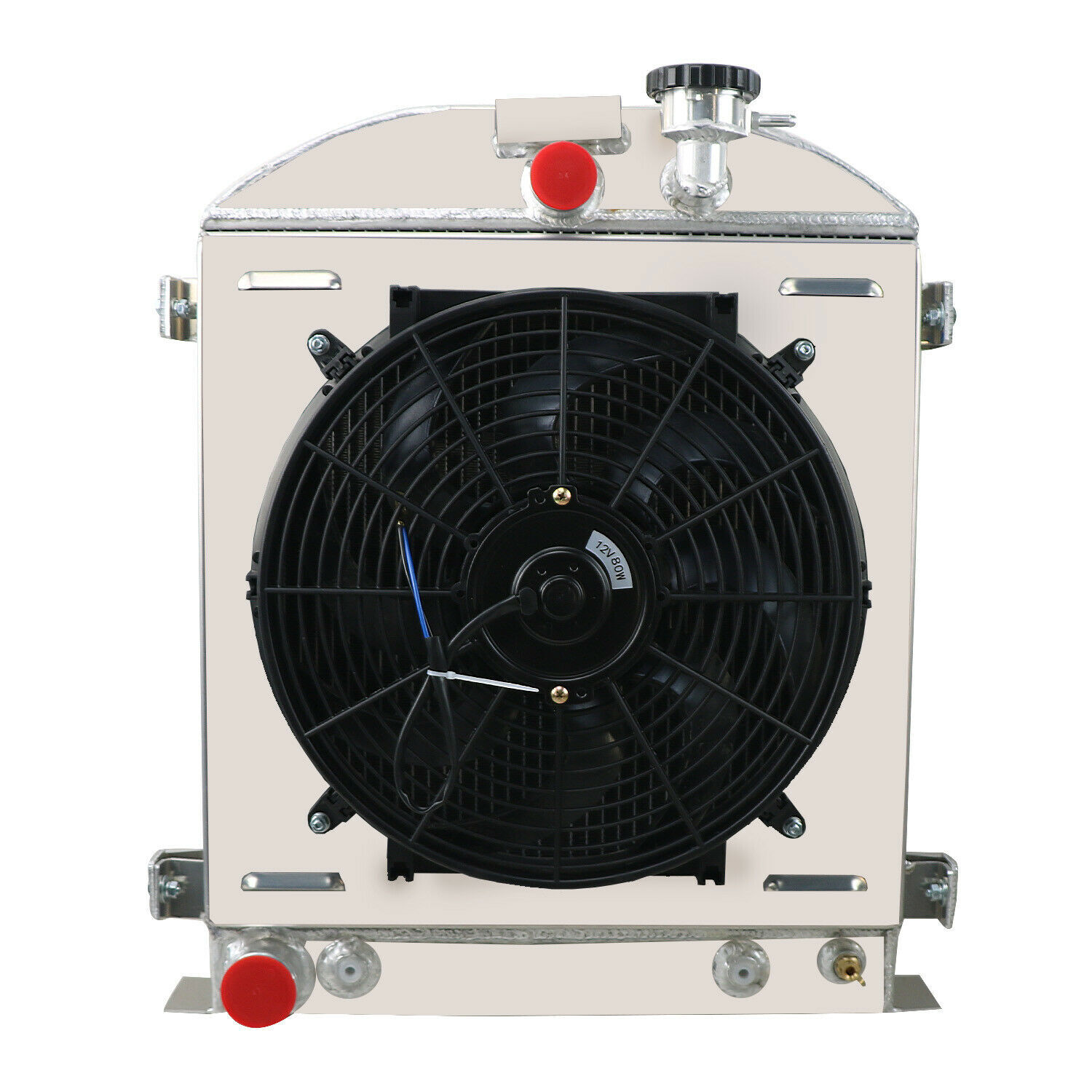 3 Rows Radiator Shroud Fan Relay For 1930 31 1932 Ford Hi-Boy Hot Rod V8 Engine