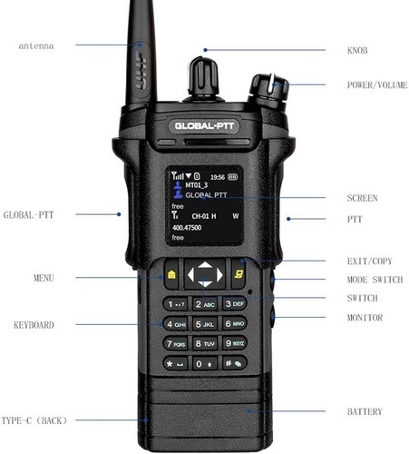 4G LTE Nationwide and Analog Walkie Talkie PoC Radio, Unlimited Range - Photo 5/24