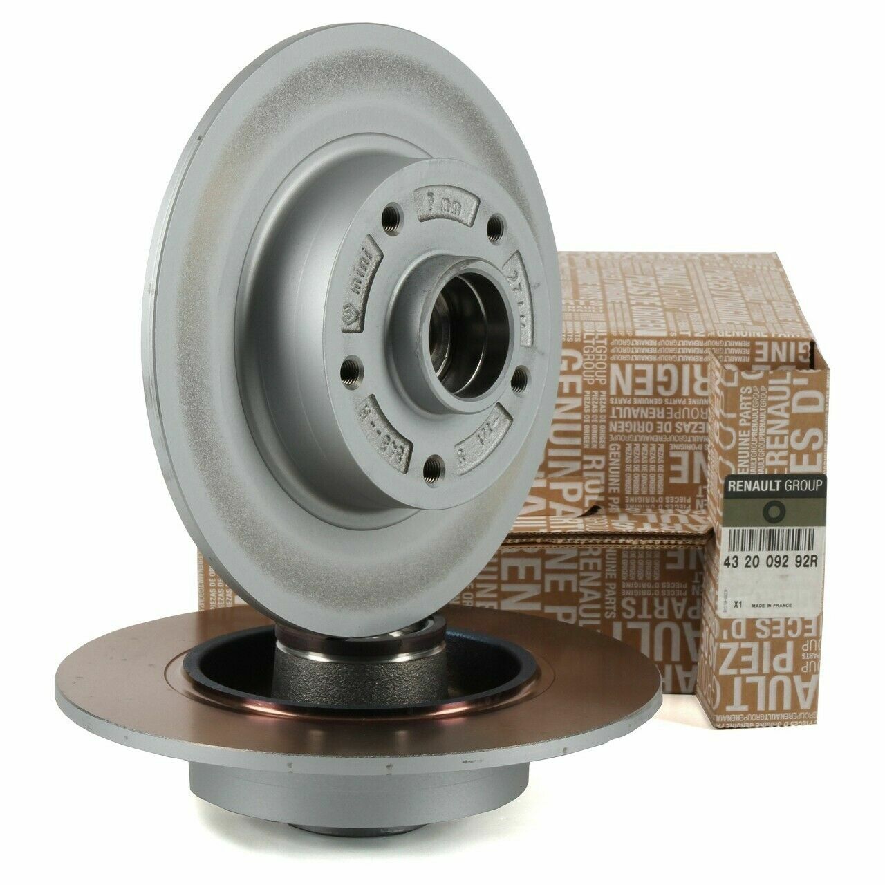 Pièce de rechange d'origine Renault : Jeu de disques de frein arrière Megane IV 432009292R