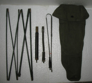 US Military Radio Antenna AT-271I/PRC 6Z990 DAAB07-90-C-U038 and Equipment w/bag