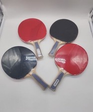 Vintage Harvard Ping Pong 4 Paddle Set Tournament Line Table Tennis