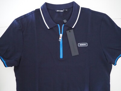 ANTONY MORATO. Polo azul marino. Talla L