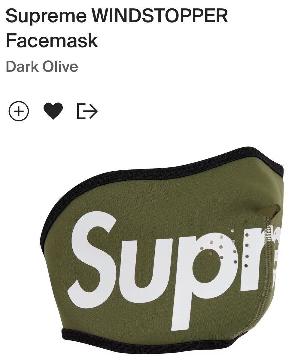 Supreme Windstopper Facemask