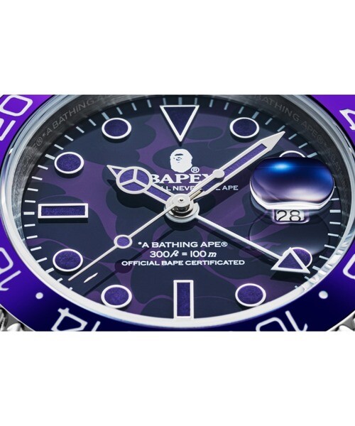 A BATHING APE BAPEX TYPE 2 CAMO M Purple 1J70187009
