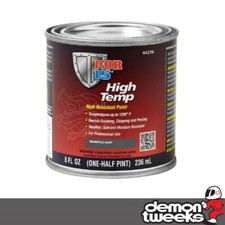 POR15 Hochtemperaturlack 236 ml Verteiler grau - hält bis 650 Grad stand (44216)