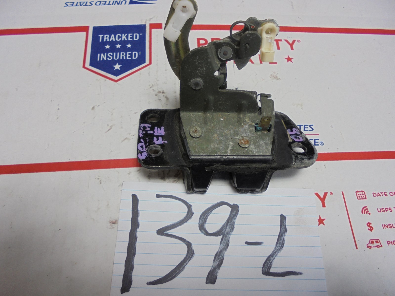 01 02 03 04 05 06 Santa Fe Used Trunk Latch gate door #139L
