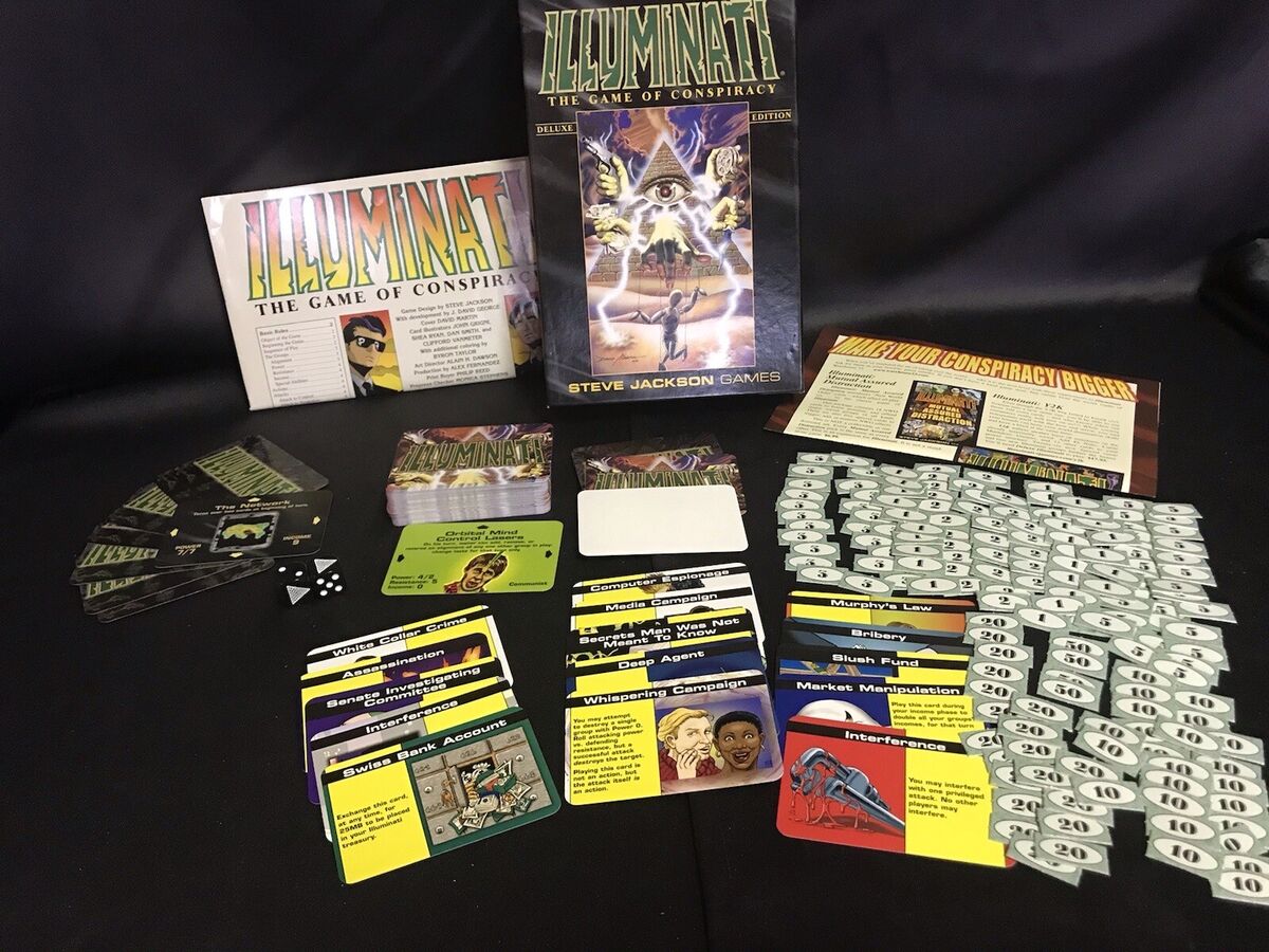 Steve Jackson Illuminati Game of Conspiracy Deluxe Edition Steve Jackson Illuminati Game of Conspiracy Deluxe Edition