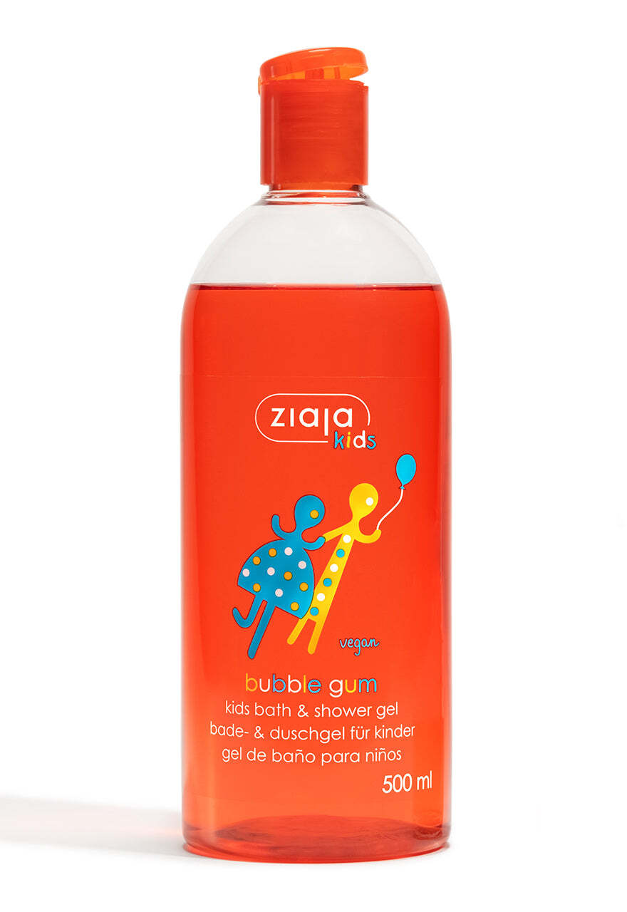 Ziaja Unisex Orange Bath & Shower Gel Bubble Gum 500Ml In Kids - Image 3