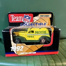 Matchbox -NFL Team Collectibles 1992 GREENBAY PACKERS Models New