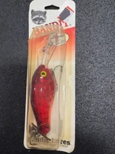 Pre-Pradco Bandit 600 - Red Package w/ Triple Grip - Translucent Red Craw - 6B24