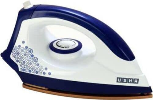 USHA Plastic Ei 3302 Gold 1100 W Ligero, Plancha Seca con Negro,Azul Galaxy, - Imagen 6 de 6