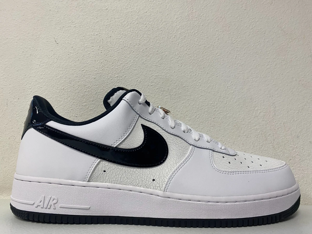 Nike Air Force 1 07 LV8 EMB White Black Pure Platinum DR9866 100 Size 13