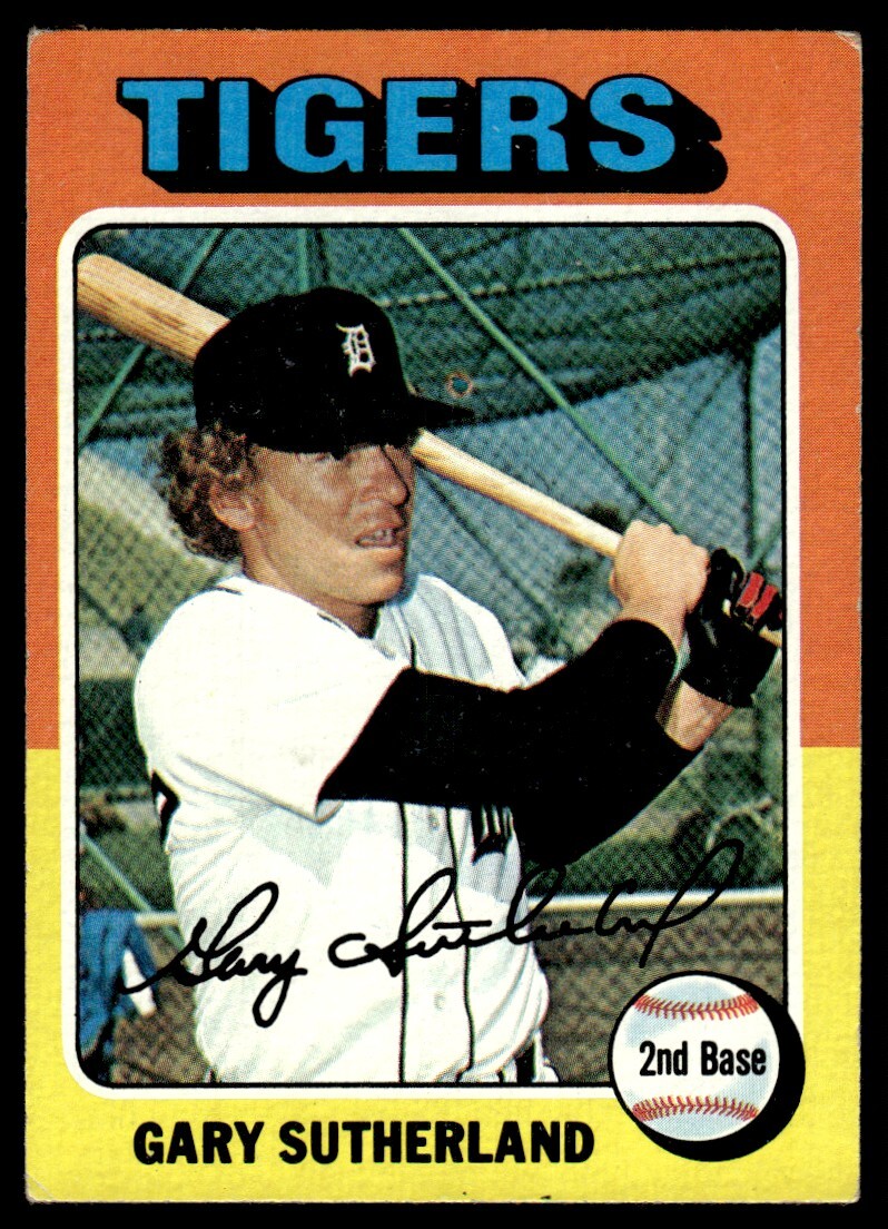1975 Topps Gary Sutherland Detroit Tigers #522