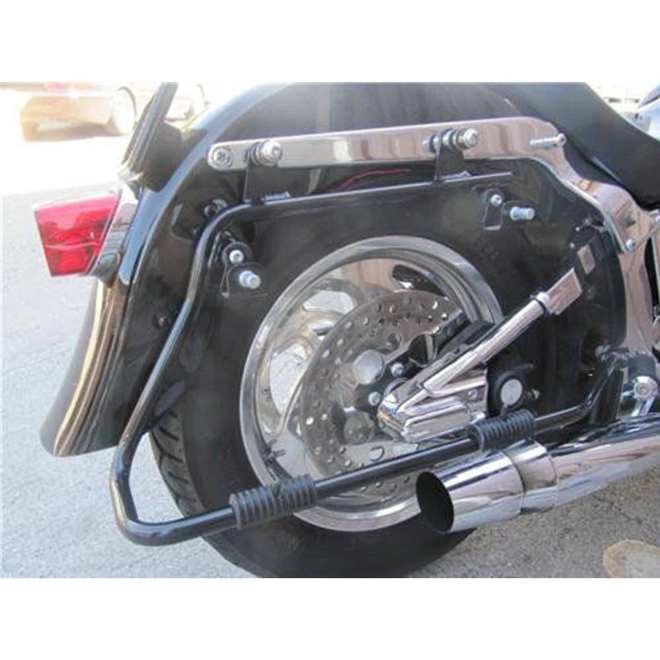 Bolsas de alforja rígidas soportes de conversión con herrajes para Harley Davidson Softail Foto 3 de 4