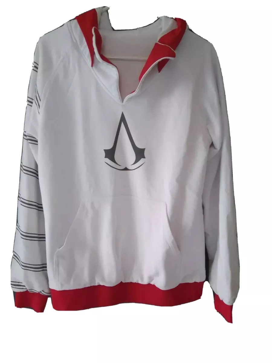 Assassin Creed Symbol Hoodie Beaked Size M Sweatshirt Jacket Gamer Costume  Warm | eBay