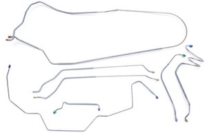 66 Chevelle SS Hdt Manual Drum Disc Dual Master Conversion Brake Line Set OE