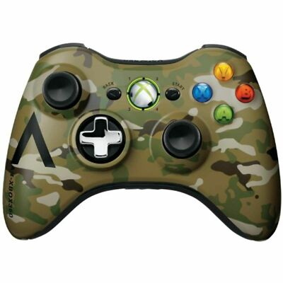 Microsoft Xbox 360 Camouflage Halo Wireless Controller Limited Edition