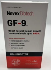Novex Biotech GF-9 GH Boosting Supplement 84 Count - EXP 2026 BRAND NEW