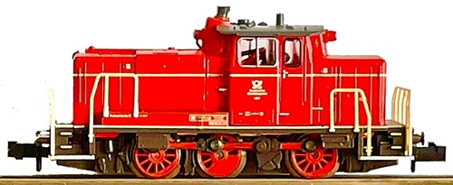 MINITRIX 10130, N, Diesel-Rangierlok BR.V60 (BR 261) der Post., OVP, unbespielt 