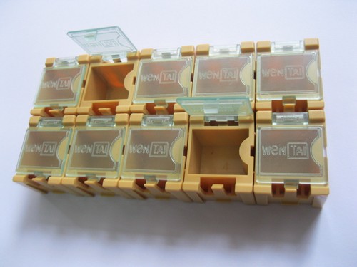36 pcs Yellow SMD SMT Electronic Component Mini Storage Box New - Picture 3 of 3