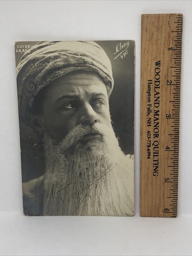 Vintage Hand Signed EDOUARD COTREUIL Photo Postcard OPERA STAR RPPC - Picture 2 of 3