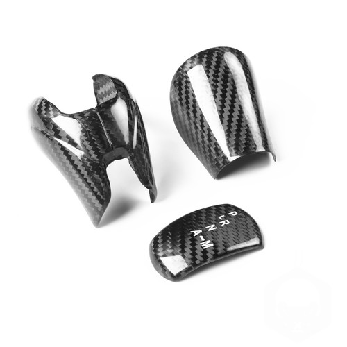 Black Real Carbon Fiber Gear Shifter Knob Trim For Nissan GTR R35 2008-2016 ch - Picture 4 of 10