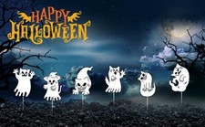 Halloween Decorations Outdoor Yard Signs Spooky-Ghost Lawn Stake For Hallowee...