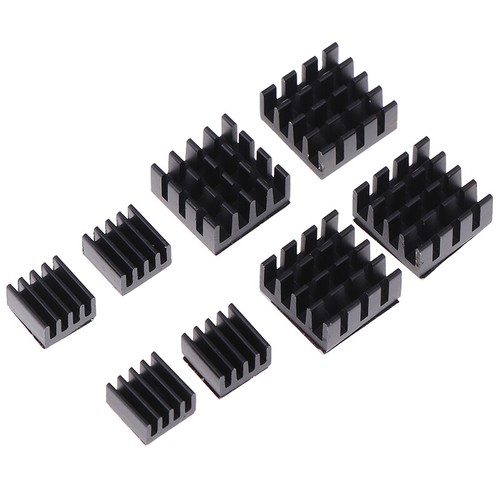 8Pcs For Raspberry Pi Aluminum Heatsink Heat Sink Computer Cooler RadiatorA!xh - Afbeelding 11 van 14